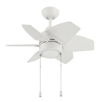 Craftmade - PPT24W6 - 24" Ceiling Fan - Propel II Indoor/Outdoor - White