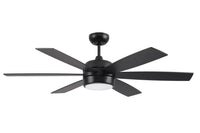 Craftmade - TRV52FB6-NWF - 52" Ceiling Fan - Trevor 52" In/Outdoor Fan with no Wifi - Flat Black
