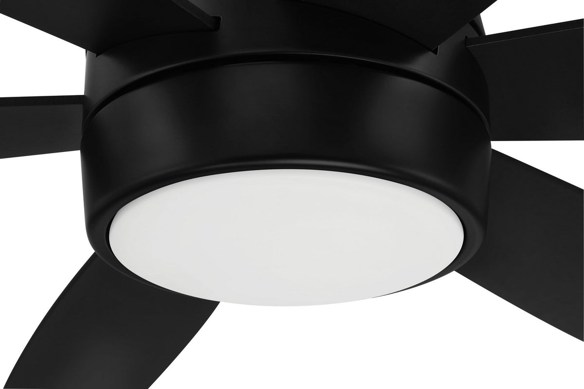 Craftmade - TRV52FB6-NWF - 52" Ceiling Fan - Trevor 52" In/Outdoor Fan with no Wifi - Flat Black
