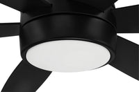 Craftmade - TRV52FB6-NWF - 52" Ceiling Fan - Trevor 52" In/Outdoor Fan with no Wifi - Flat Black