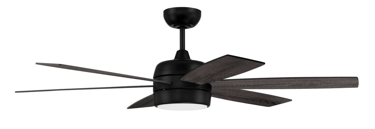 Craftmade - TRV52FB6-NWF - 52" Ceiling Fan - Trevor 52" In/Outdoor Fan with no Wifi - Flat Black