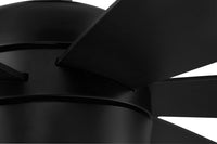 Craftmade - TRV52FB6-NWF - 52" Ceiling Fan - Trevor 52" In/Outdoor Fan with no Wifi - Flat Black