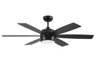 Craftmade - TRV52FB6-NWF - 52" Ceiling Fan - Trevor 52" In/Outdoor Fan with no Wifi - Flat Black