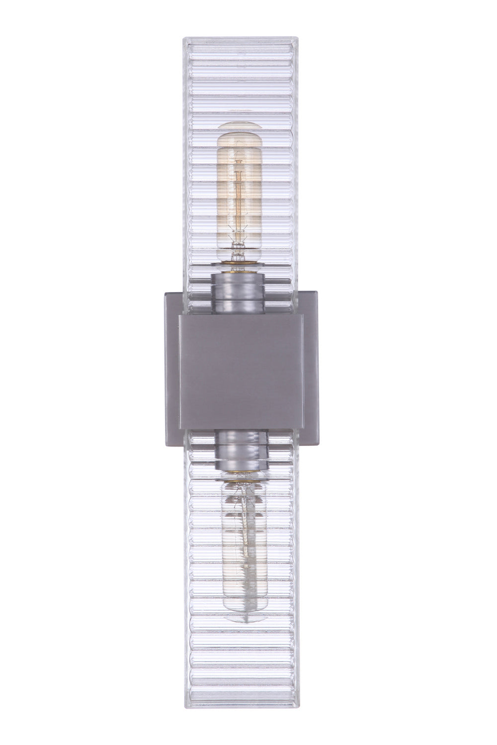 Craftmade Two Light Outdoor Wall Mount from the Ridge collection in Satin Aluminum finish