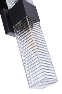 Craftmade Two Light Outdoor Wall Mount from the Ridge collection in Midnight finish