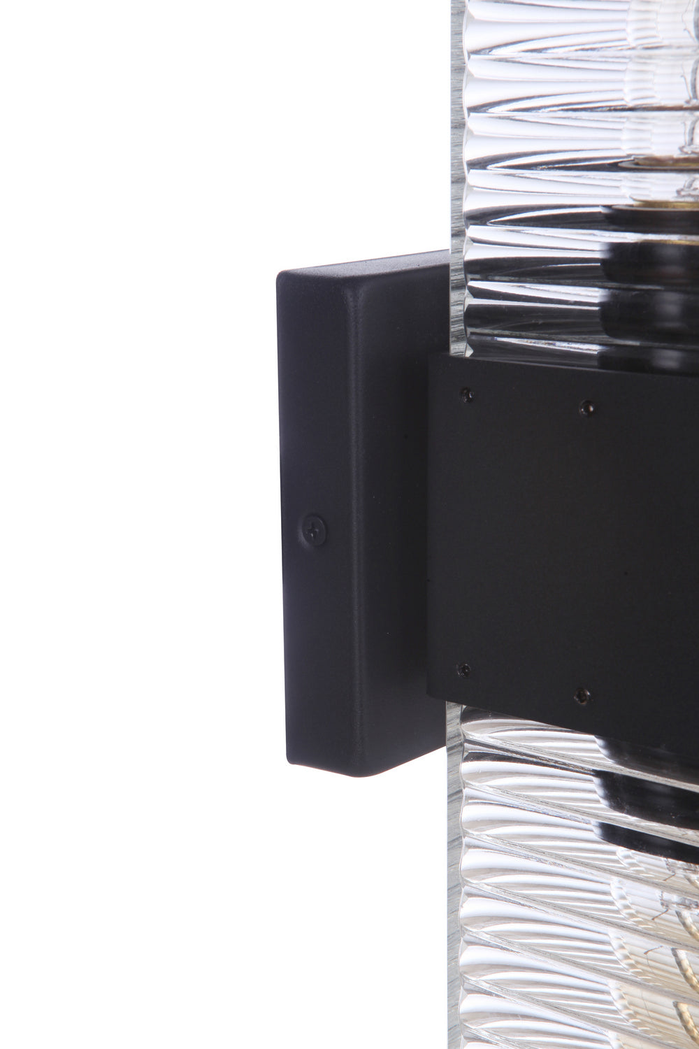 Craftmade Two Light Outdoor Wall Mount from the Ridge collection in Midnight finish