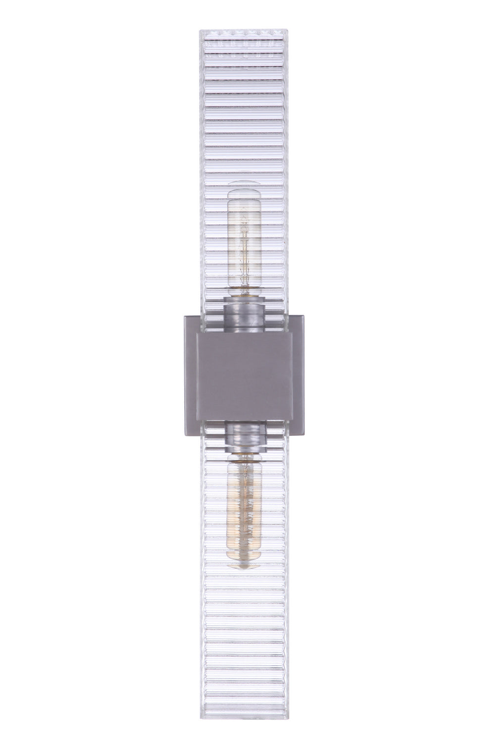 Craftmade Two Light Outdoor Wall Mount from the Ridge collection in Satin Aluminum finish