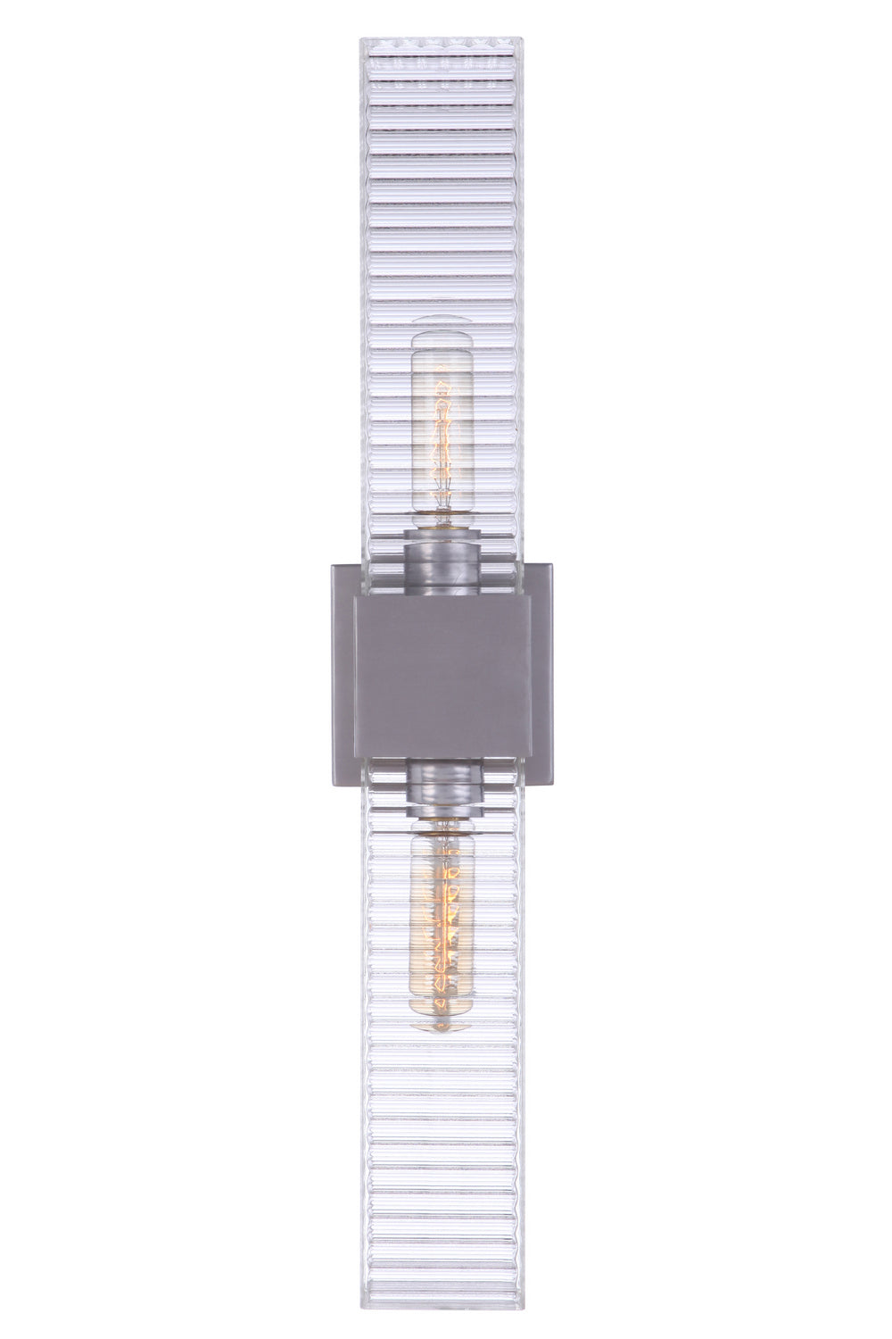Craftmade Two Light Outdoor Wall Mount from the Ridge collection in Satin Aluminum finish