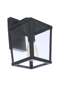 Craftmade One Light Outdoor Wall Mount from the Olsen collection in Midnight finish