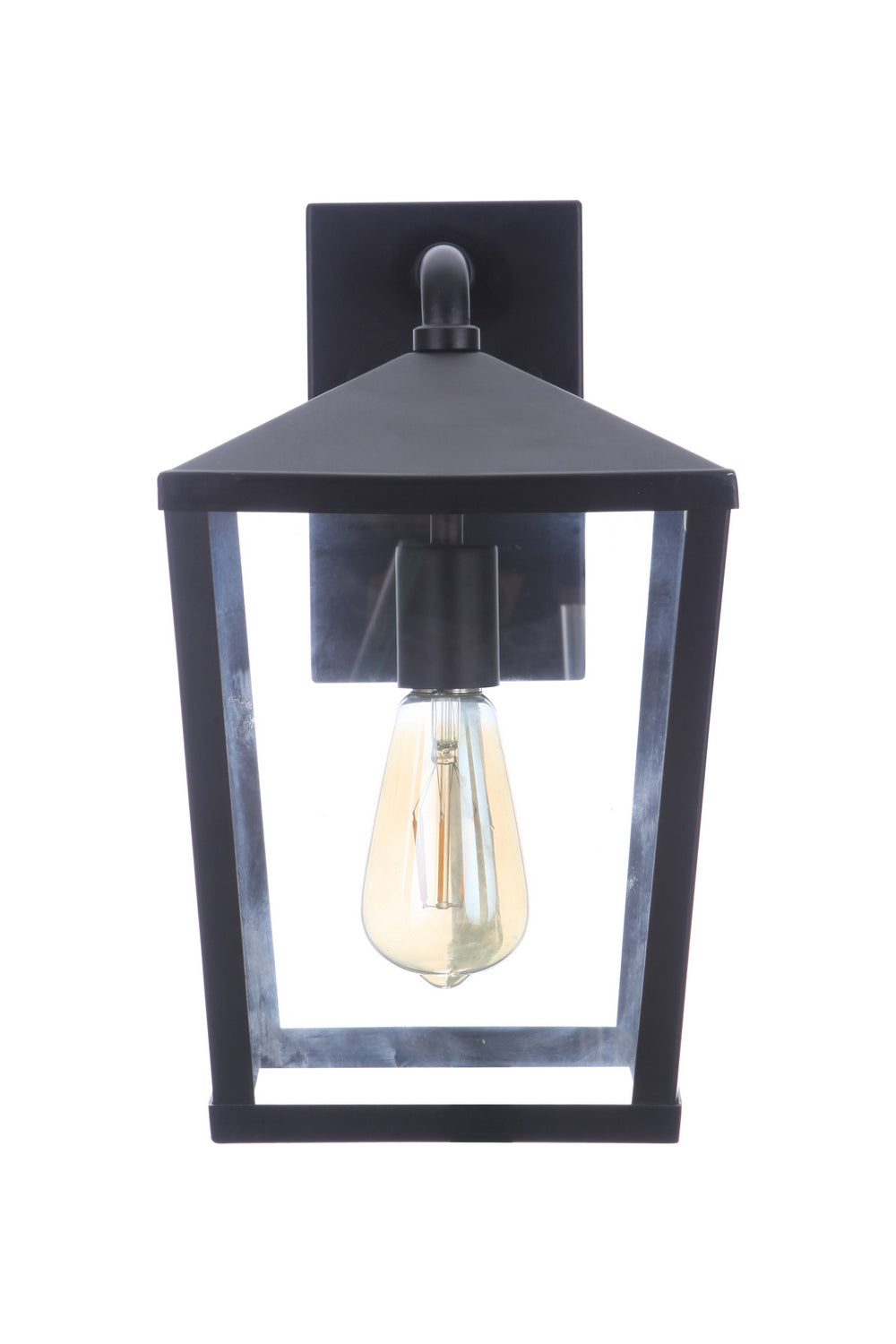 Craftmade One Light Outdoor Wall Mount from the Olsen collection in Midnight finish