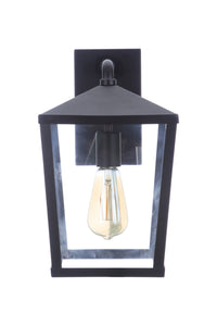 Craftmade One Light Outdoor Wall Mount from the Olsen collection in Midnight finish