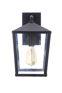 Craftmade One Light Outdoor Wall Mount from the Olsen collection in Midnight finish