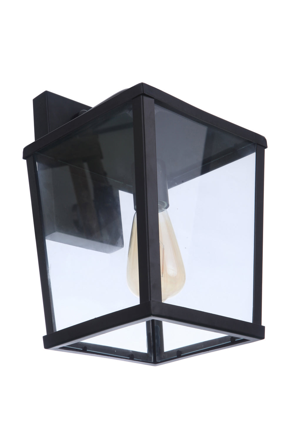 Craftmade One Light Outdoor Wall Mount from the Olsen collection in Midnight finish