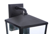 Craftmade One Light Outdoor Wall Mount from the Olsen collection in Midnight finish