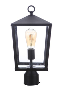 Craftmade - ZA4615-MN - One Light Outdoor Post Mount - Olsen - Midnight
