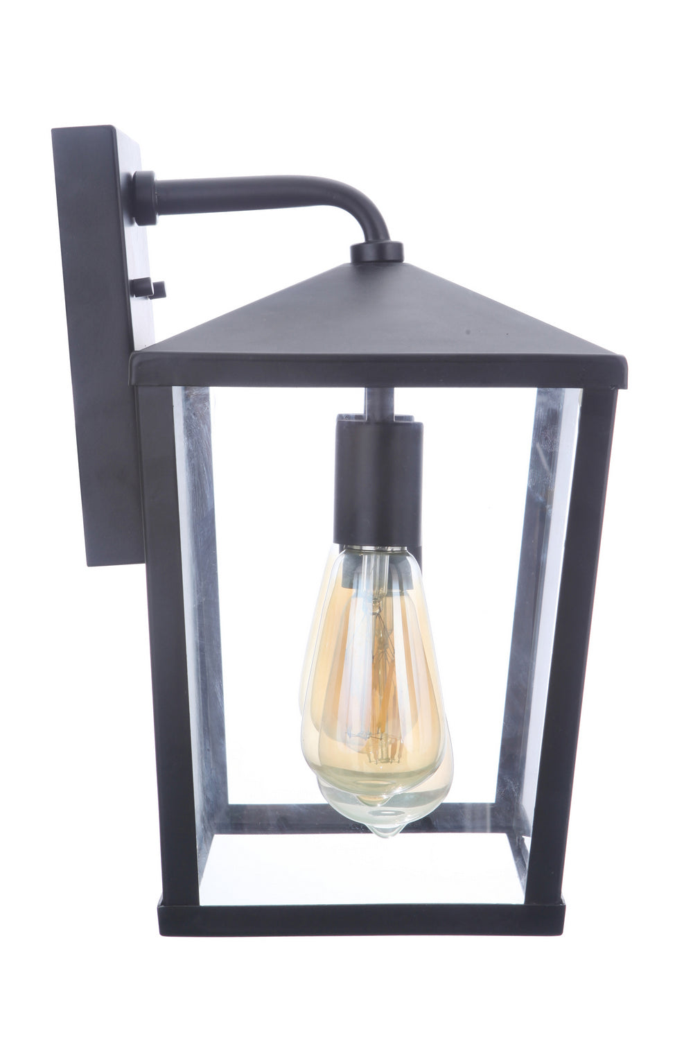 Craftmade Three Light Outdoor Wall Mount from the Olsen collection in Midnight finish