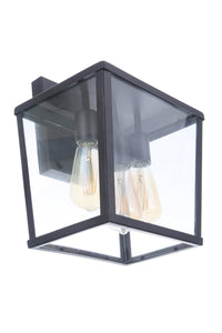 Craftmade Three Light Outdoor Wall Mount from the Olsen collection in Midnight finish