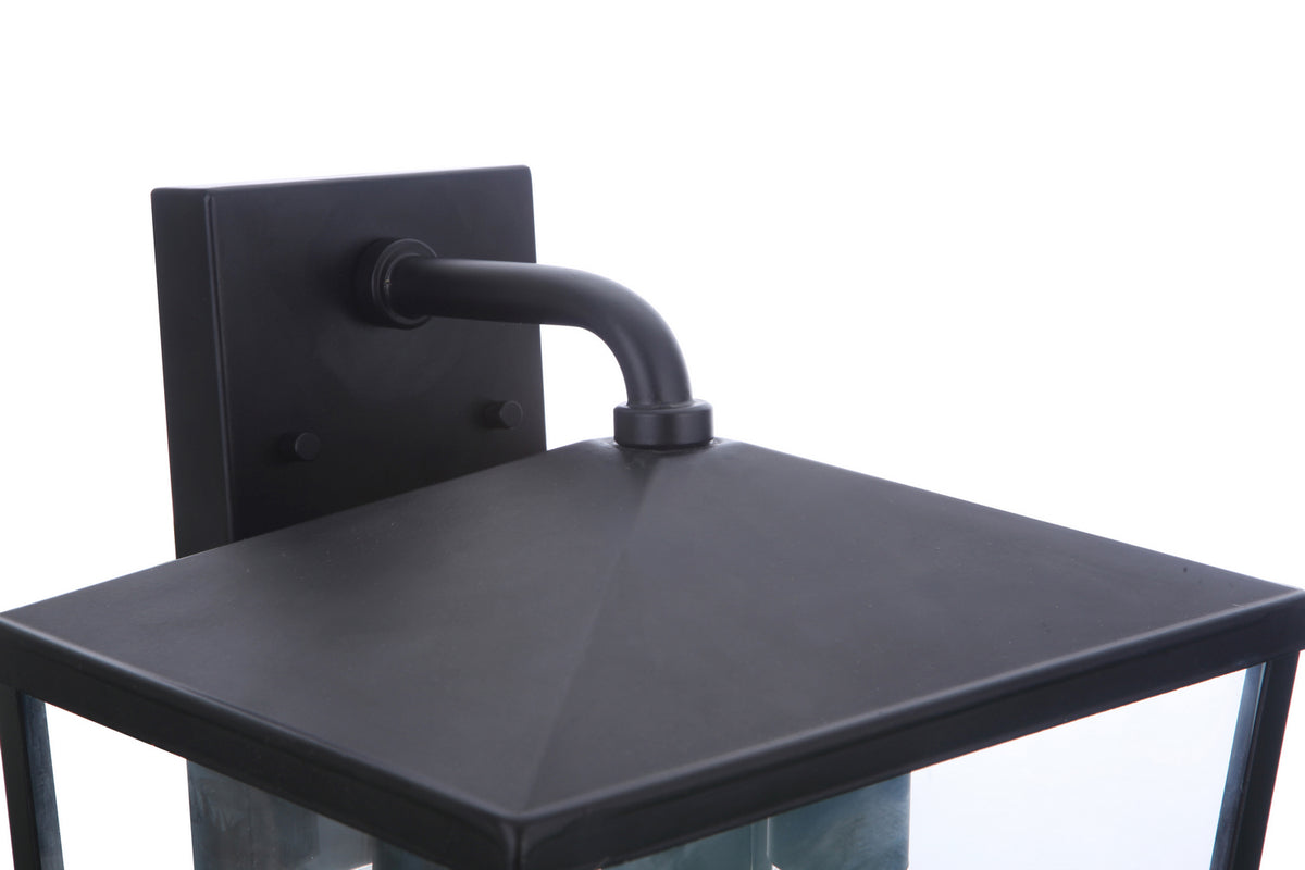Craftmade Three Light Outdoor Wall Mount from the Olsen collection in Midnight finish