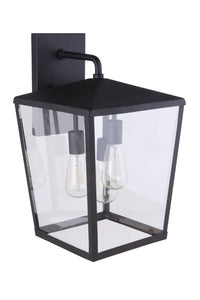 Craftmade Three Light Outdoor Wall Mount from the Olsen collection in Midnight finish