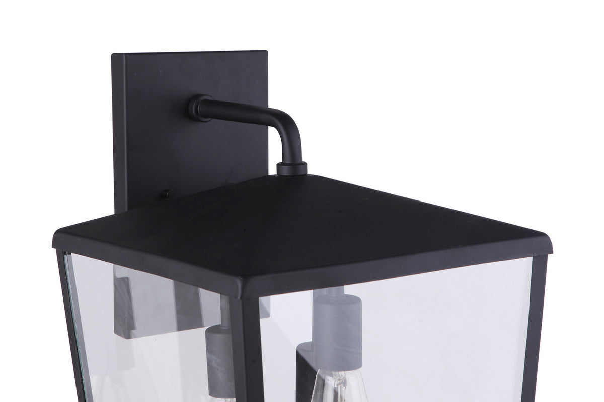 Craftmade Three Light Outdoor Wall Mount from the Olsen collection in Midnight finish