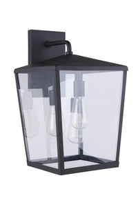 Craftmade Three Light Outdoor Wall Mount from the Olsen collection in Midnight finish