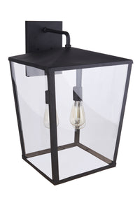 Craftmade Three Light Outdoor Wall Mount from the Olsen collection in Midnight finish