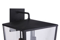 Craftmade Three Light Outdoor Wall Mount from the Olsen collection in Midnight finish