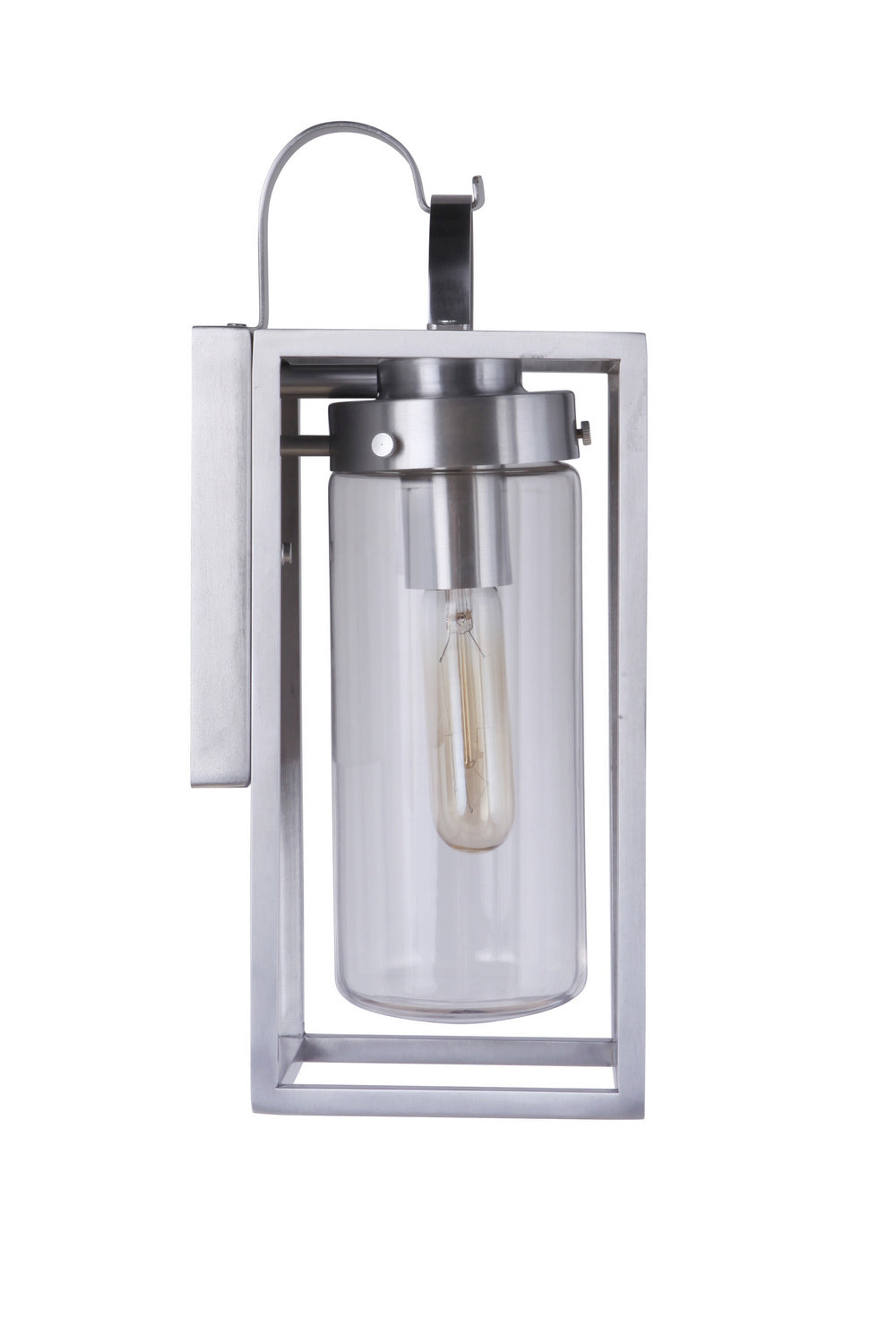 Craftmade One Light Outdoor Wall Mount from the Neo collection in Satin Aluminum finish
