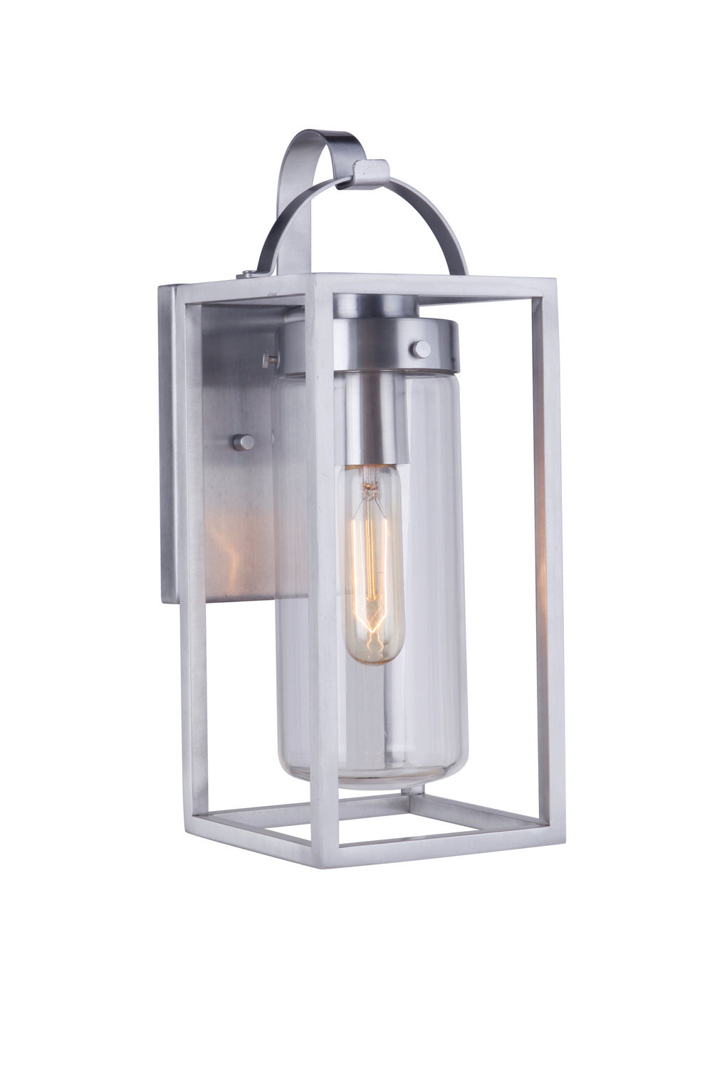 Craftmade One Light Outdoor Wall Mount from the Neo collection in Satin Aluminum finish