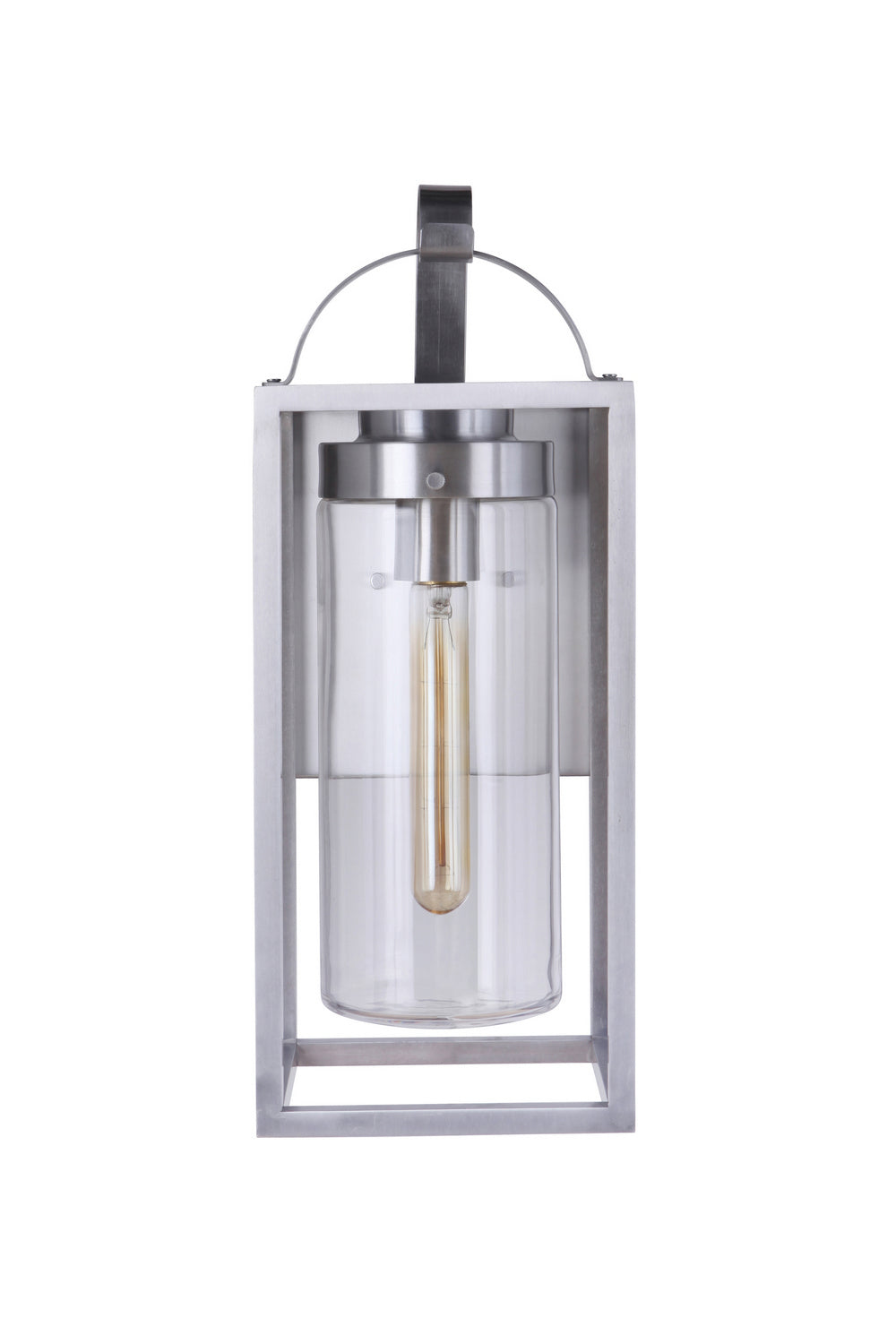 Craftmade One Light Outdoor Wall Mount from the Neo collection in Satin Aluminum finish