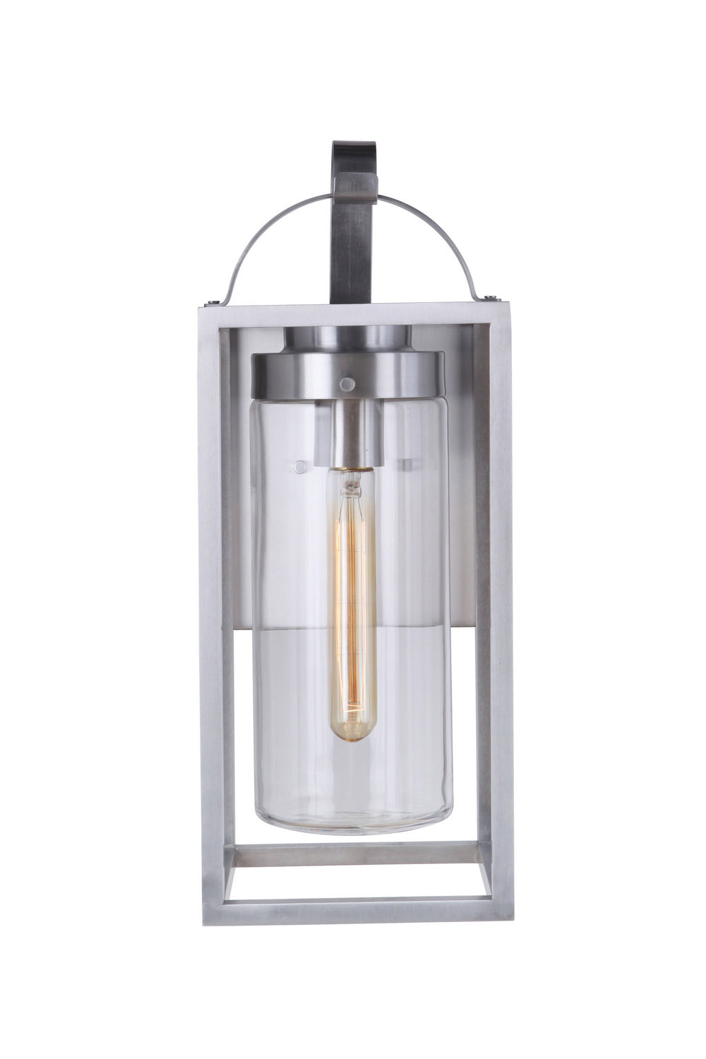 Craftmade One Light Outdoor Wall Mount from the Neo collection in Satin Aluminum finish