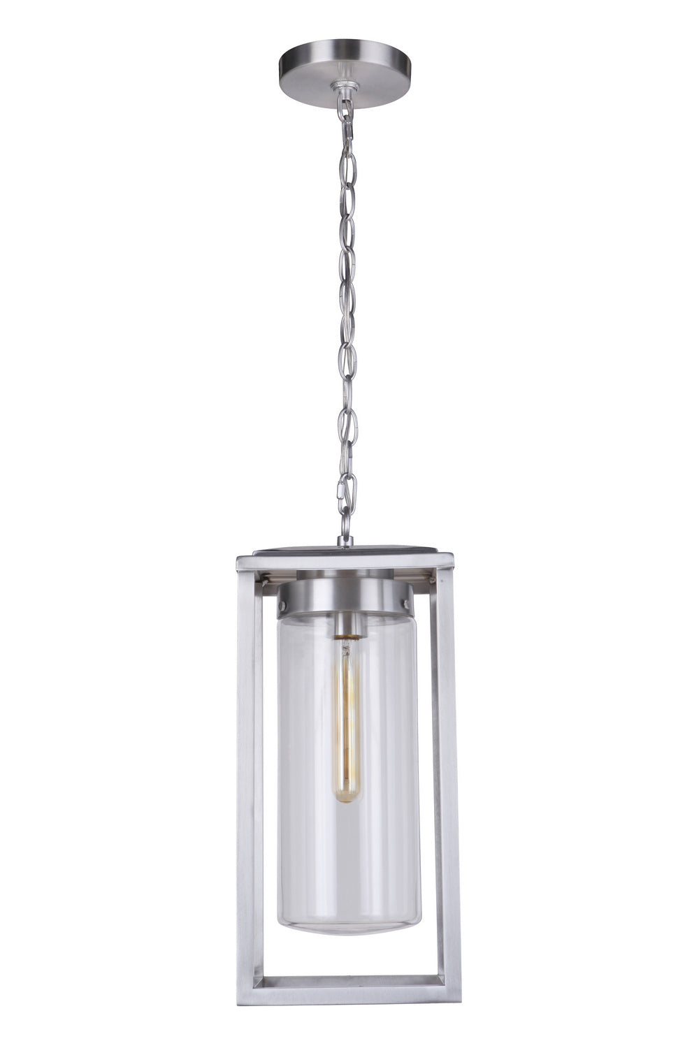 Craftmade - ZA4821-SA - One Light Outdoor Pendant - Neo - Satin Aluminum