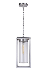 Craftmade - ZA4821-SA - One Light Outdoor Pendant - Neo - Satin Aluminum