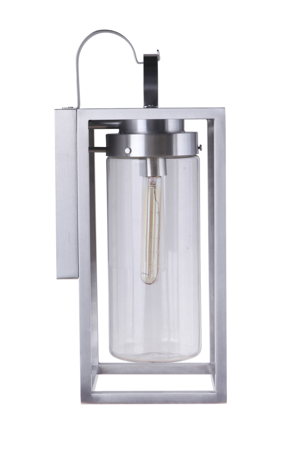 Craftmade One Light Outdoor Wall Mount from the Neo collection in Satin Aluminum finish
