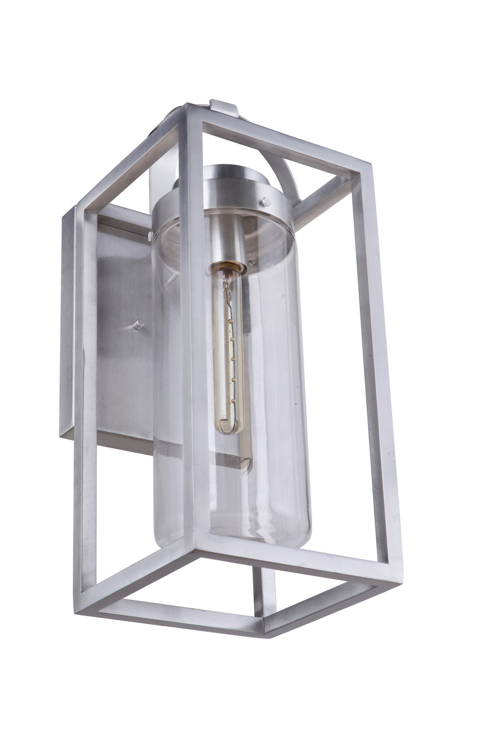 Craftmade One Light Outdoor Wall Mount from the Neo collection in Satin Aluminum finish