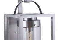 Craftmade One Light Outdoor Wall Mount from the Neo collection in Satin Aluminum finish
