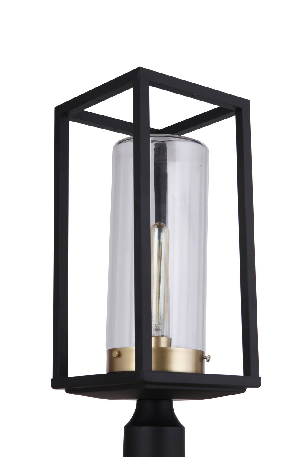 Craftmade - ZA4825-MNSB - One Light Outdoor Post Mount - Neo - Midnight / Satin Brass