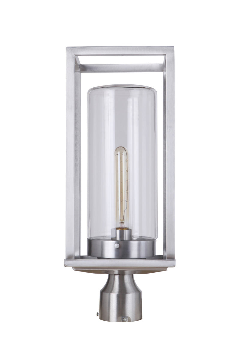 Craftmade - ZA4825-SA - One Light Outdoor Post Mount - Neo - Satin Aluminum