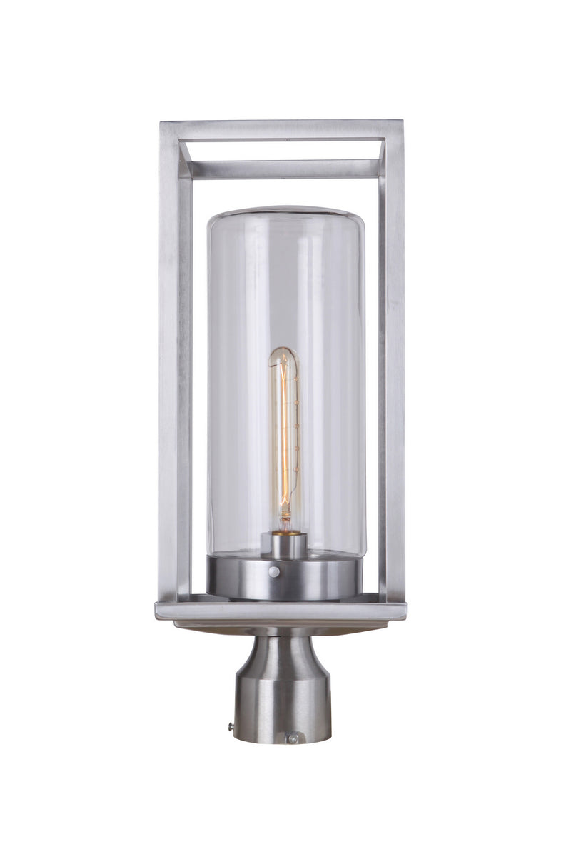 Craftmade - ZA4825-SA - One Light Outdoor Post Mount - Neo - Satin Aluminum