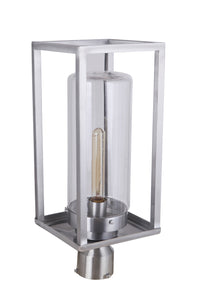 Craftmade - ZA4825-SA - One Light Outdoor Post Mount - Neo - Satin Aluminum