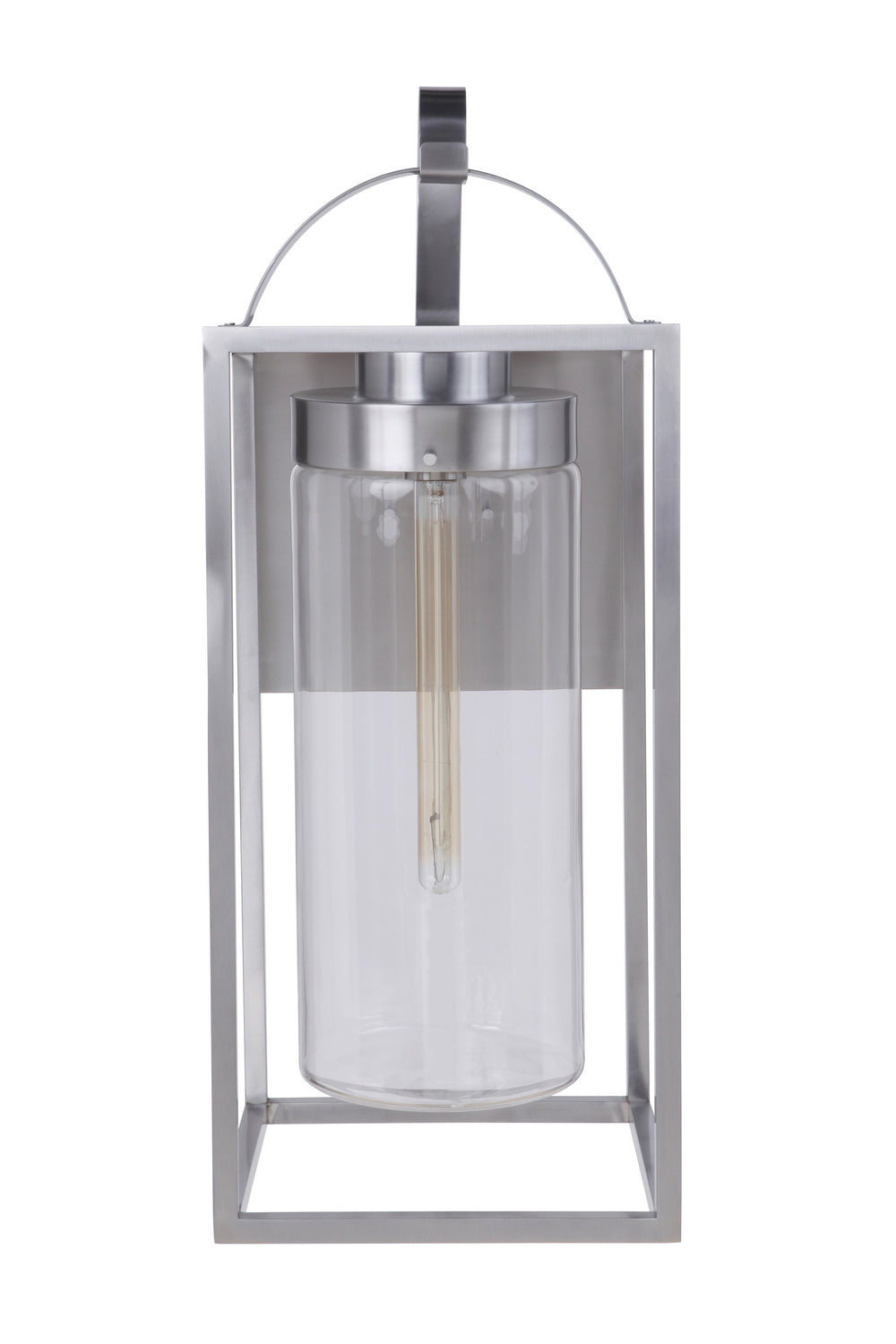 Craftmade One Light Outdoor Wall Mount from the Neo collection in Satin Aluminum finish