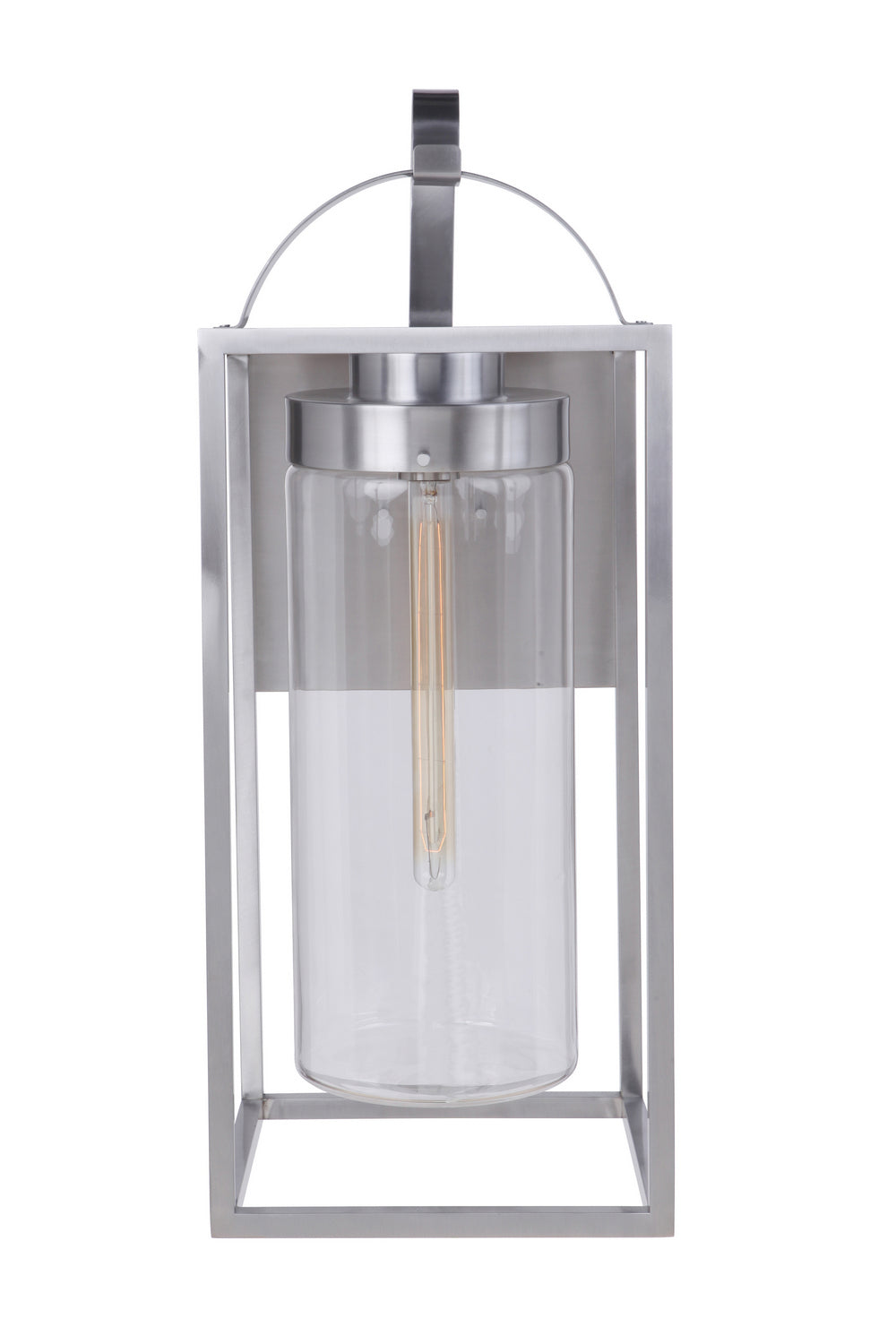 Craftmade One Light Outdoor Wall Mount from the Neo collection in Satin Aluminum finish
