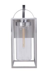 Craftmade One Light Outdoor Wall Mount from the Neo collection in Satin Aluminum finish