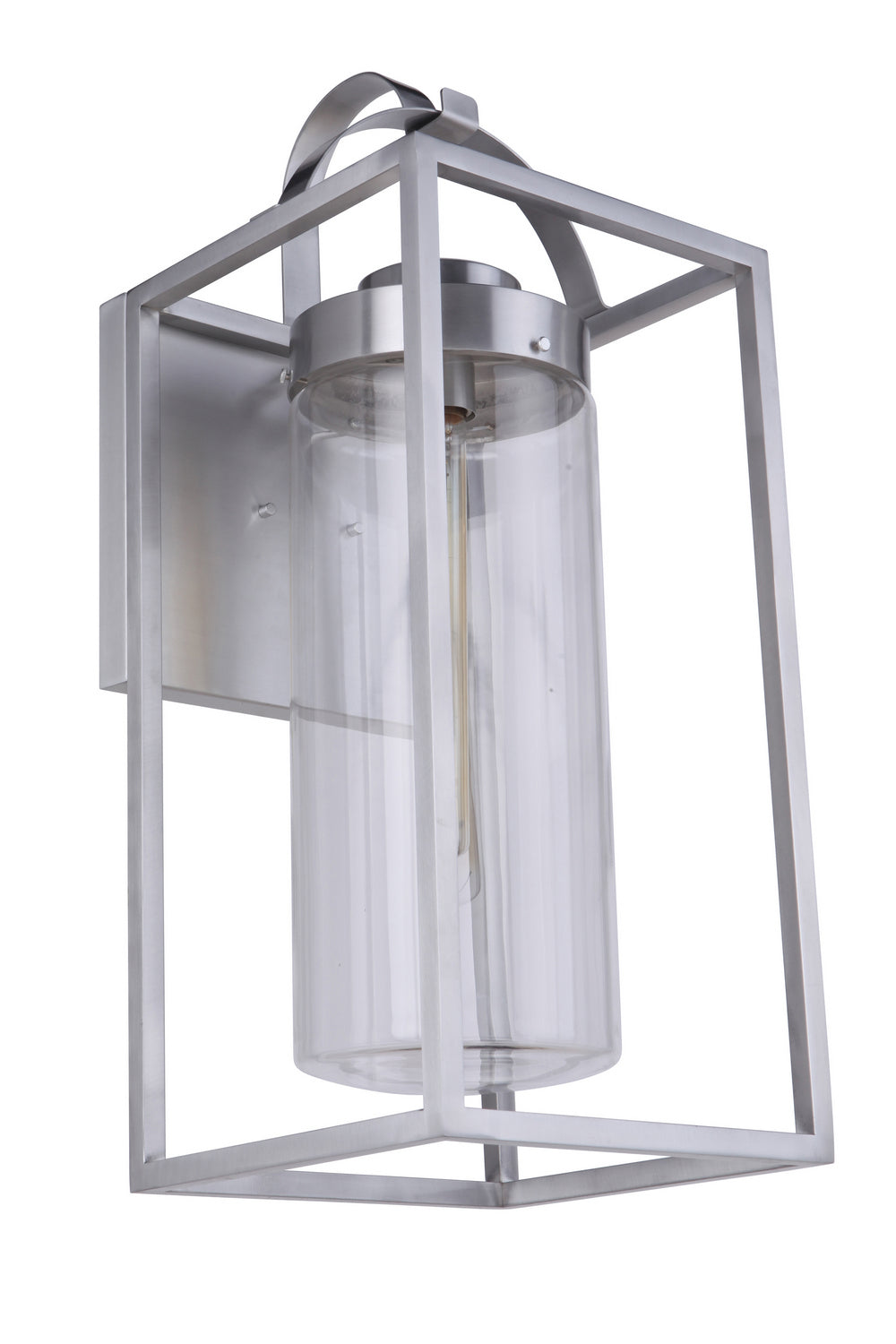 Craftmade One Light Outdoor Wall Mount from the Neo collection in Satin Aluminum finish