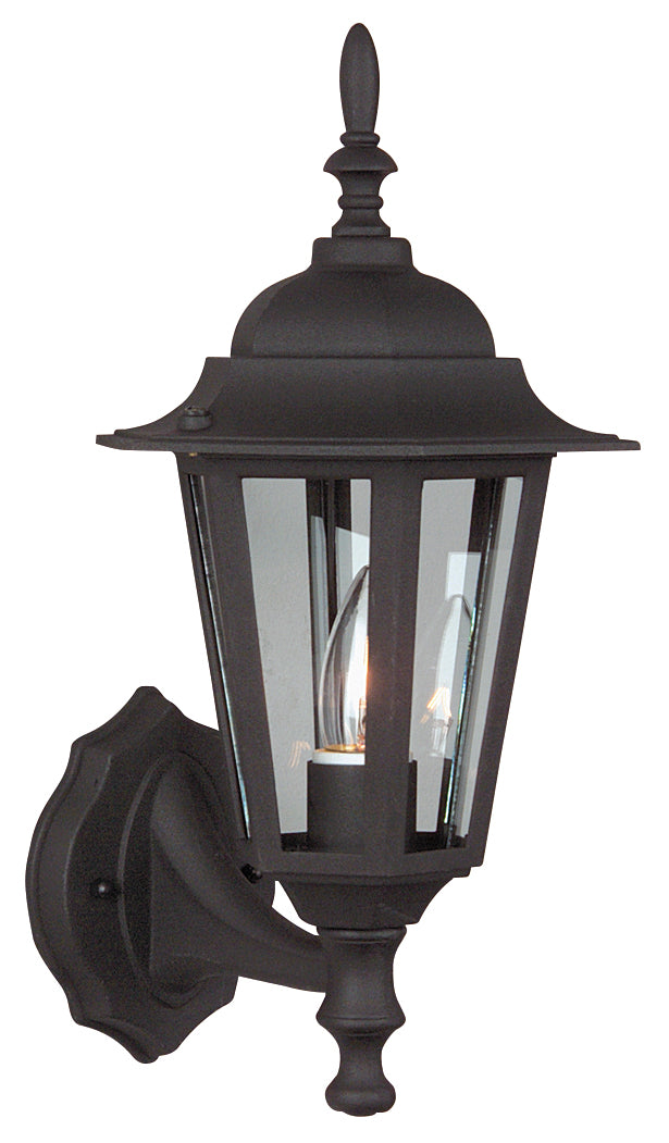 Craftmade - Z150-TB - One Light Wall Mount - Straight Glass Cast - Textured Black