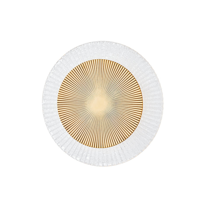 Corbett Lighting LED Wall Sconce from the Topaz collection in Vintage Polished Brass finish