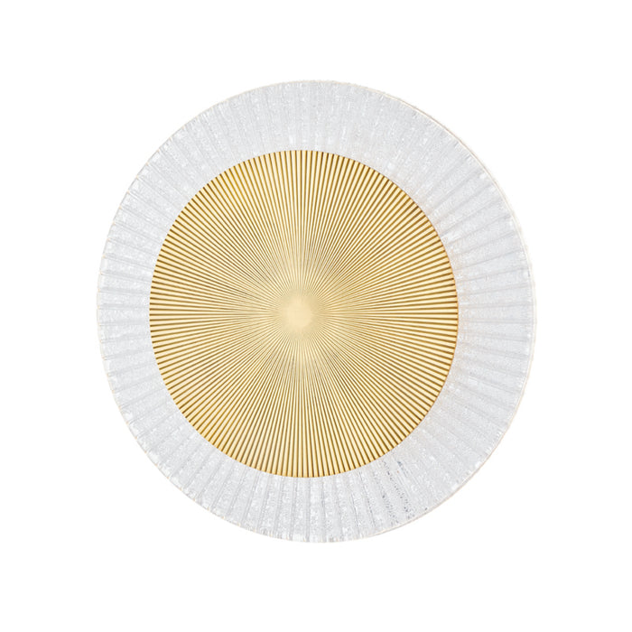Corbett Lighting LED Flush Mount from the Topaz collection in Vintage Polished Brass finish