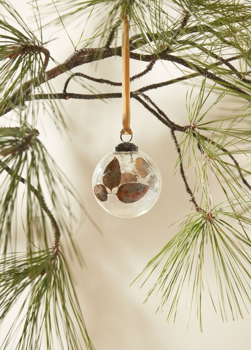 Design Shop Clear Greensleeves Ornament Small, 4" X 4", Set of 6.