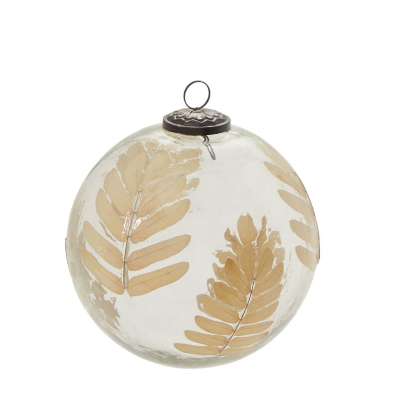 Design Shop Clear Greensleeves Ornament Large, 5.5" X 5.5", Set of 2.
