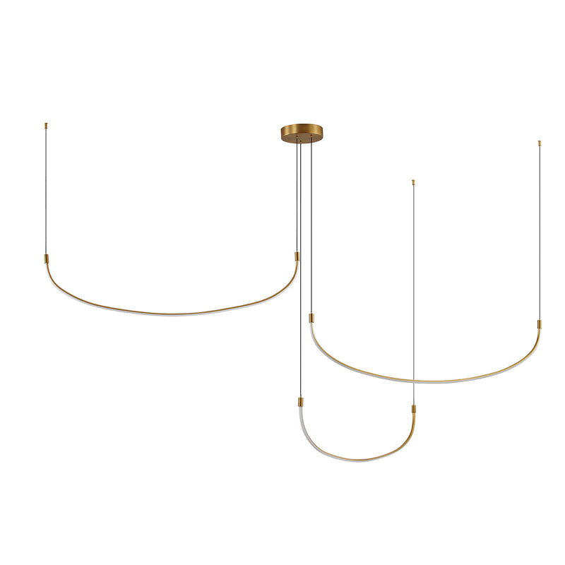 Kuzco Lighting - MP89370-BG - LED Pendant - Talis - Brushed Gold